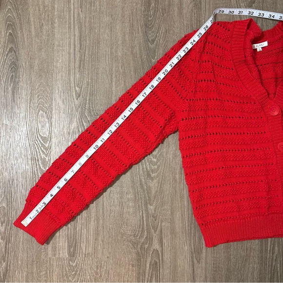 Z Supply Women's Vibrant Red Cardigan - Picture 7 of 10